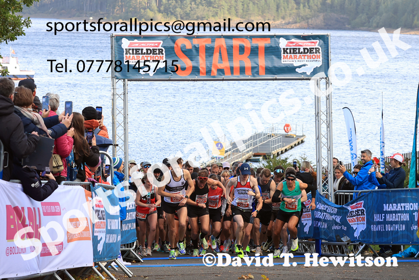 Altra Kielder Marathon, Sunday, October 5th. 2025 Altra Kielder Marathon, Half Marathon and 10k. Photo: David T. Hewitson/Sports for All Pics